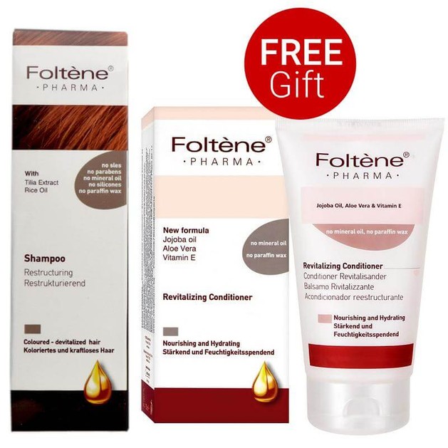 Foltene Restructuring Shampoo Σαμπουάν Αναδόμησης 200ml & Δώρο Revitalizing Conditioner Μαλακτική Κρέμα Θρέψης 150ml Foltene Restructuring Shampoo Σαμπουάν Αναδόμησης 200ml & Δώρο Revitalizing Conditioner Μαλακτική Κρέμα Θρέψης 150ml