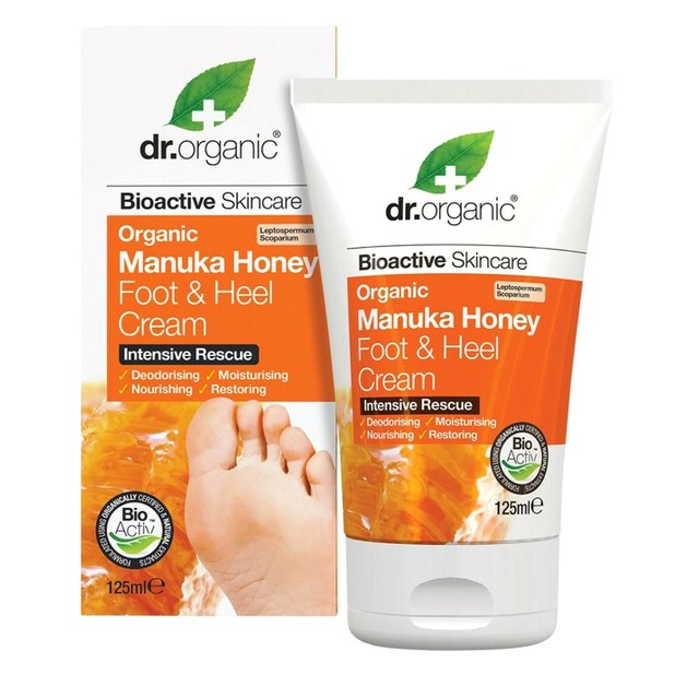 Dr.Organic Organic Manuka Honey Foot and Heel Cream 125ml Dr.Organic Organic Manuka Honey Foot and Heel Cream 125ml