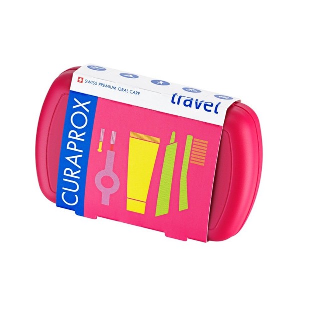 Curaprox Travel Set Fuchsia 1 Τεμάχιο Curaprox Travel Set Fuchsia 1 Τεμάχιο