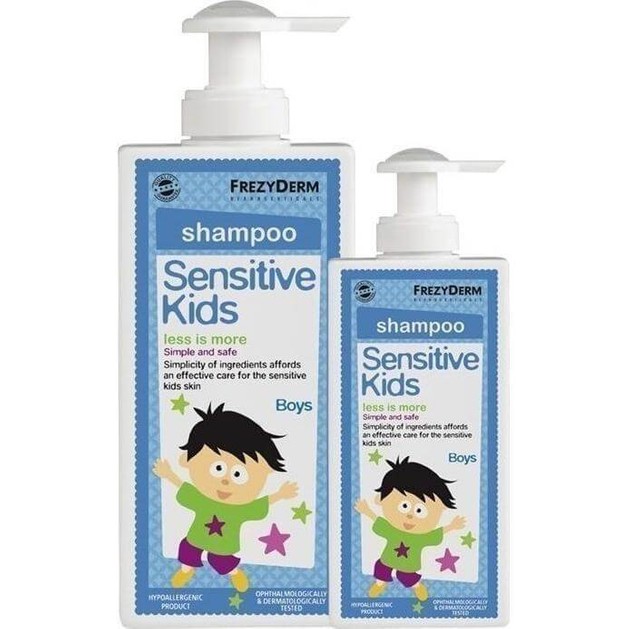 Frezyderm Sensitive Kids Shampoo for Boys 200ml & Δώρο Επιπλέον Ποσότητα 100ml Frezyderm Sensitive Kids Shampoo for Boys 200ml & Δώρο Επιπλέον Ποσότητα 100ml