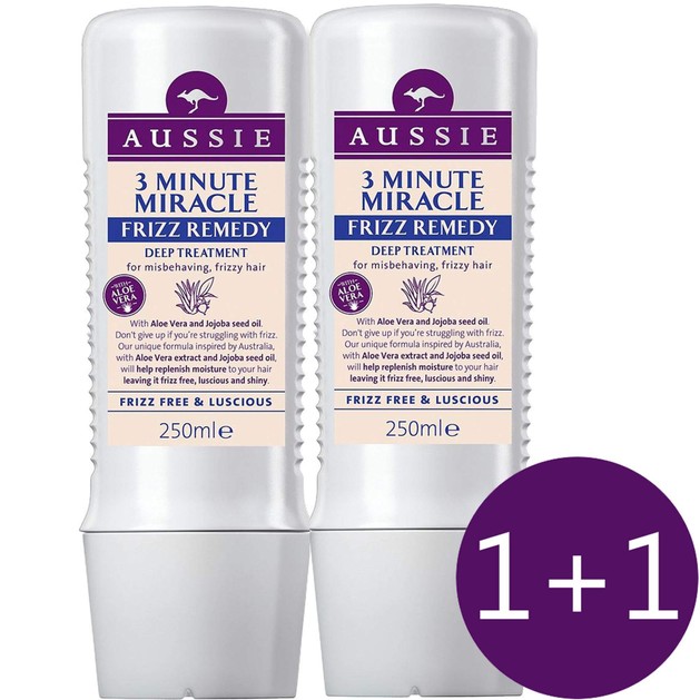 Aussie Πακέτο Προσφοράς 3 Minute Miracle Frizz Remedy Deep Treatment 2x250ml 1+1 Δώρο Aussie Πακέτο Προσφοράς 3 Minute Miracle Frizz Remedy Deep Treatment 2x250ml 1+1 Δώρο