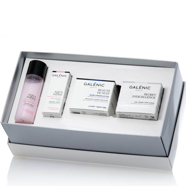Galenic Gift Set Secret d\' Excellence La Creme 15ml, Beaute de Nuit 15ml, Aqua Infini Serum Booster Galenic Gift Set Secret d\' Excellence La Creme 15ml, Beaute de Nuit 15ml, Aqua Infini Serum Booster