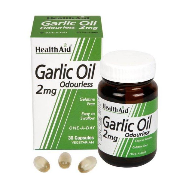 Health Aid Garlic Oil Odourless 2mg 30tabs Health Aid Garlic Oil Odourless 2mg 30tabs