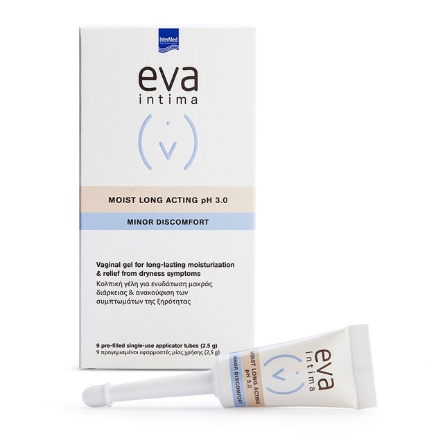 Intermed Eva Intima Moist Log Acting pH 3.0 Υγραντική Κολπική Γέλη 9 Κολπικοί Εφαρμοστές 2,5g Intermed Eva Intima Moist Log Acting pH 3.0 Υγραντική Κολπική Γέλη 9 Κολπικοί Εφαρμοστές 2,5g