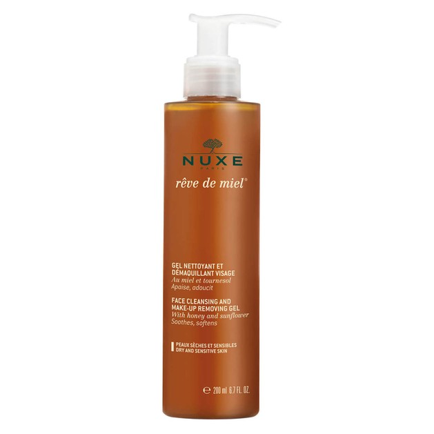 Nuxe Reve De Miel Gel Nettoyant et Demaquillant 200ml Nuxe Reve De Miel Gel Nettoyant et Demaquillant 200ml