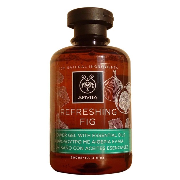 Apivita Refreshing Fig Shower Gel With Essential Oils 300ml Apivita Refreshing Fig Shower Gel With Essential Oils 300ml