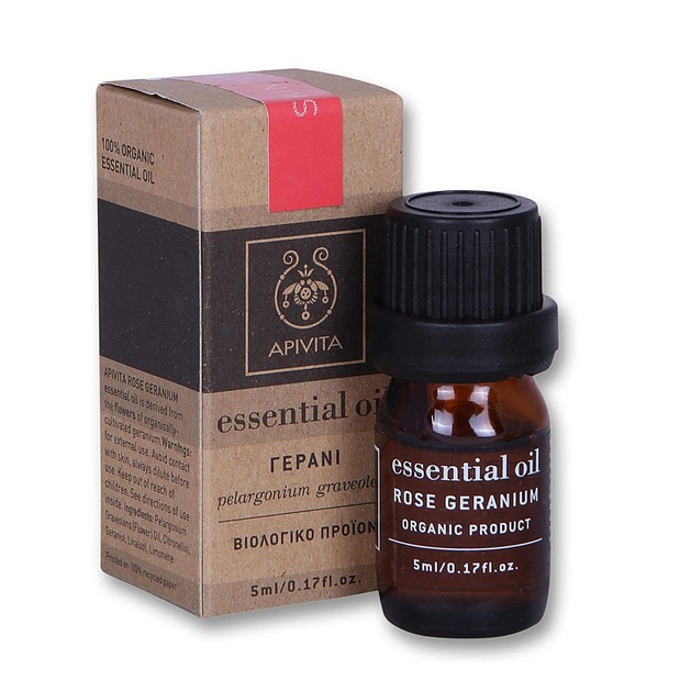 Apivita Essential Oil Geranium Γεράνι 5ml Apivita Essential Oil Geranium Γεράνι 5ml