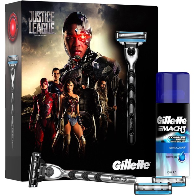 Gillette Πακέτο Προσφοράς Mach 3 Ξυριστική Μηχανή & 2 Ανταλλακτικά & Δώρο Gel 75ml Gillette Πακέτο Προσφοράς Mach 3 Ξυριστική Μηχανή & 2 Ανταλλακτικά & Δώρο Gel 75ml