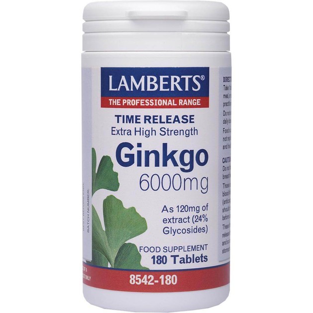 Lamberts Ginkgo Biloba Extract 6000mg Lamberts Ginkgo Biloba Extract 6000mg