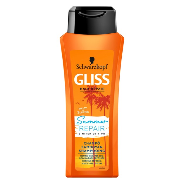 Schwarzkopf Gliss Summer Repair Shampoo Σαμπουάν Επανόρθωσης για Ταλαιπωρημένα Μαλλιά Από τον Ήλιο 250ml Schwarzkopf Gliss Summer Repair Shampoo Σαμπουάν Επανόρθωσης για Ταλαιπωρημένα Μαλλιά Από τον Ήλιο 250ml