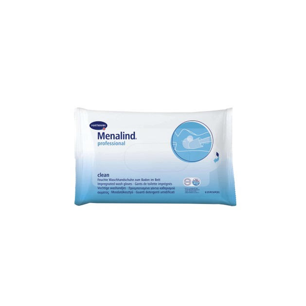 Hartmann Menalind Clean Wash Gloves Προεμποτισμένα Γάντια Καθαρισμού Σώματος 8τμχ Hartmann Menalind Clean Wash Gloves Προεμποτισμένα Γάντια Καθαρισμού Σώματος 8τμχ