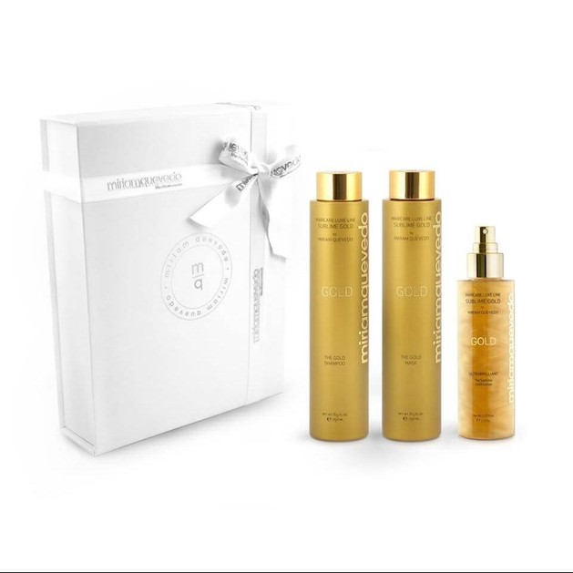 Miriam Quevedo Gold Value Set Lotion + Shampoo+ Mask 3x250ml Miriam Quevedo Gold Value Set Lotion + Shampoo+ Mask 3x250ml