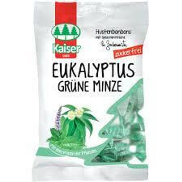 Kaiser Eukalyptus Grune Minze Με Δυόσμο και Ευκάλυπτο 60gr Kaiser Eukalyptus Grune Minze Με Δυόσμο και Ευκάλυπτο 60gr