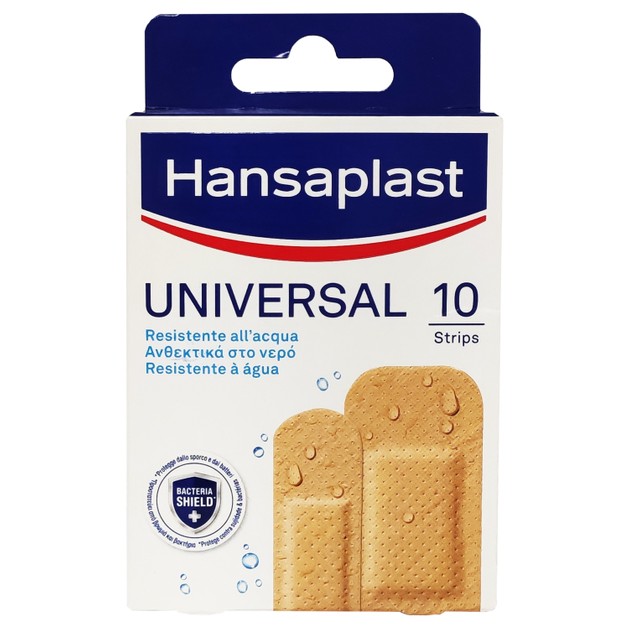 Hansaplast Universal Water resistant Επιθέματα Ανθεκτικά στο Νερό 10τμχ Hansaplast Universal Water resistant Επιθέματα Ανθεκτικά στο Νερό 10τμχ
