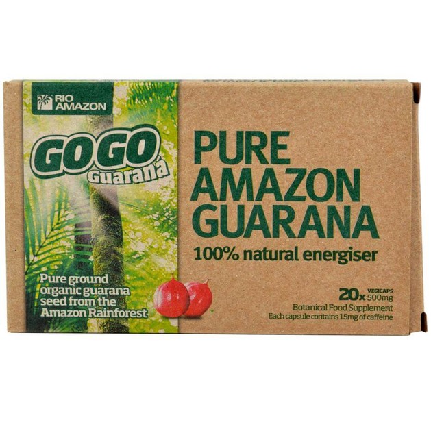Gogo Guarana Vegicaps 500mg 100% Φυσικό Τονωτικό σε Κάψουλες για Σώμα & Μυαλό 20veg.caps Gogo Guarana Vegicaps 500mg 100% Φυσικό Τονωτικό σε Κάψουλες για Σώμα & Μυαλό 20veg.caps