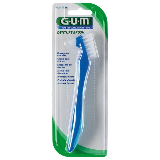 Gum Denture Brush 1 Τεμάχιο - Μπλε Gum Denture Brush 1 Τεμάχιο - Μπλε