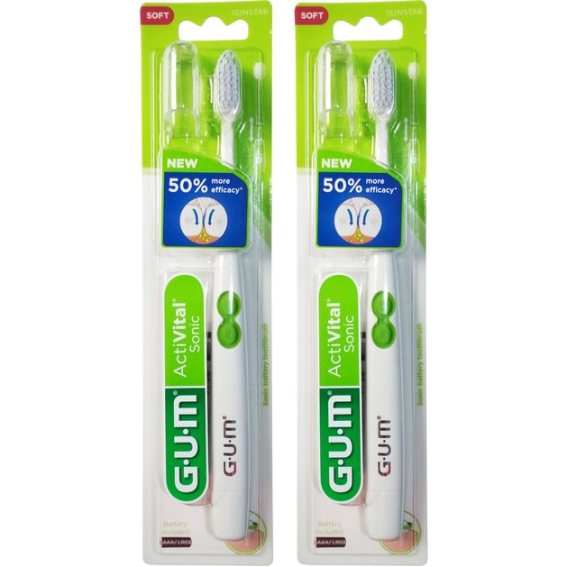 Gum Πακέτο Προσφοράς Activital Sonic Soft 4100 White Οδοντόβουρτσα Παλμικής Κίνησης για Απαλό & Βαθύ Καθαρισμό 1+1 Δώρο Gum Πακέτο Προσφοράς Activital Sonic Soft 4100 White Οδοντόβουρτσα Παλμικής Κίνησης για Απαλό & Βαθύ Καθαρισμό 1+1 Δώρο