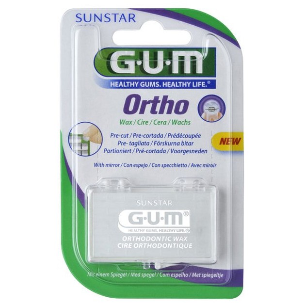 Gum Ortho Wax Unflavored Κερωμένο Ορθοδοντικό Κερί (723) Gum Ortho Wax Unflavored Κερωμένο Ορθοδοντικό Κερί (723)