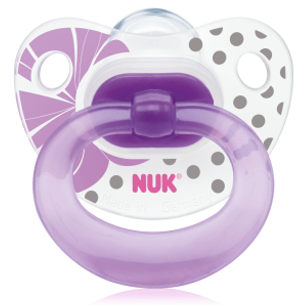 Nuk Classic Happy Days Πιπίλα Σιλικόνης Με Κρίκο Μεγέθη 1-3 Nuk Classic Happy Days Πιπίλα Σιλικόνης Με Κρίκο Μεγέθη 1-3