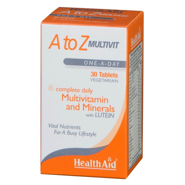 Health Aid A to Z Multivitamin Πολυβιταμίνη 30tabs Health Aid A to Z Multivitamin Πολυβιταμίνη 30tabs