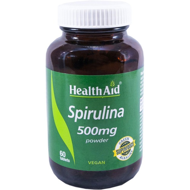 Health Aid Spirulina 500mg 60tabs Health Aid Spirulina 500mg 60tabs