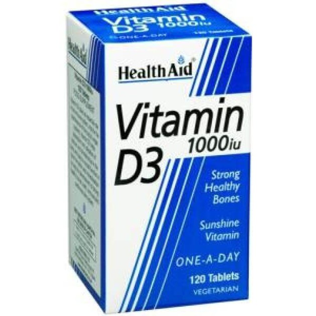 Health Aid Vitamin D3 1000iu 120tabs Health Aid Vitamin D3 1000iu 120tabs