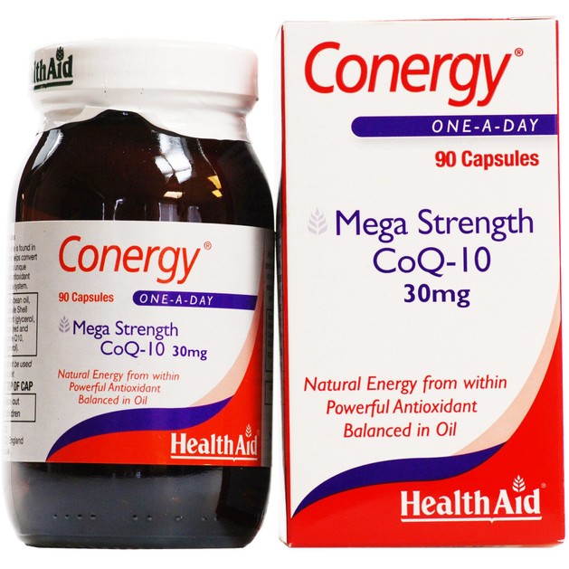 Health Aid Conergy CoQ10 30mg 90caps Health Aid Conergy CoQ10 30mg 90caps