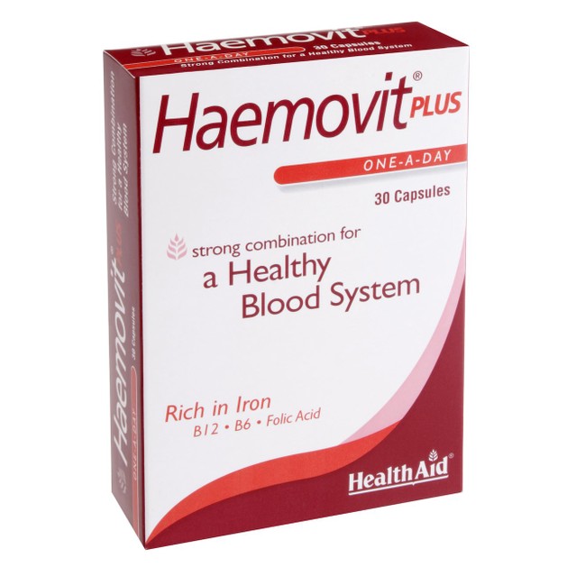 Health Aid Haemovit Plus 30caps Health Aid Haemovit Plus 30caps