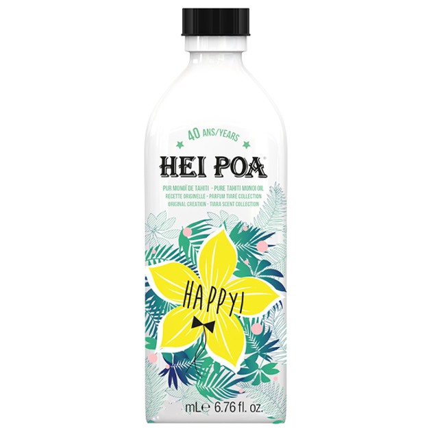 Hei Poa Happy Monoi Oil Tiare Limited Edition 100ml Hei Poa Happy Monoi Oil Tiare Limited Edition 100ml