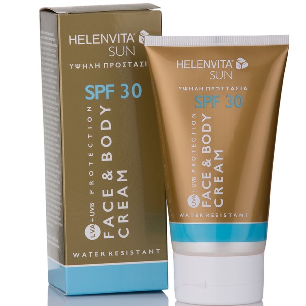 Helenvita Sun Face & Body Cream Spf30 Αδιάβροχη Αντηλιακή Κρέμα Προσώπου-Σώματος Υψηλής Παθητικής & Ενεργητικής Προστασίας 150ml Helenvita Sun Face & Body Cream Spf30 Αδιάβροχη Αντηλιακή Κρέμα Προσώπου-Σώματος Υψηλής Παθητικής & Ενεργητικής Προστασίας 150ml