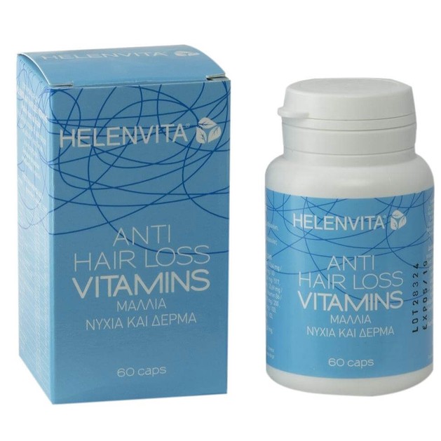 Helenvita Anti-Hair Loss Vitamins Συμπλήρωμα Διατροφής για Μαλλιά, Νύχια και Δέρμα 60caps Helenvita Anti-Hair Loss Vitamins Συμπλήρωμα Διατροφής για Μαλλιά, Νύχια και Δέρμα 60caps