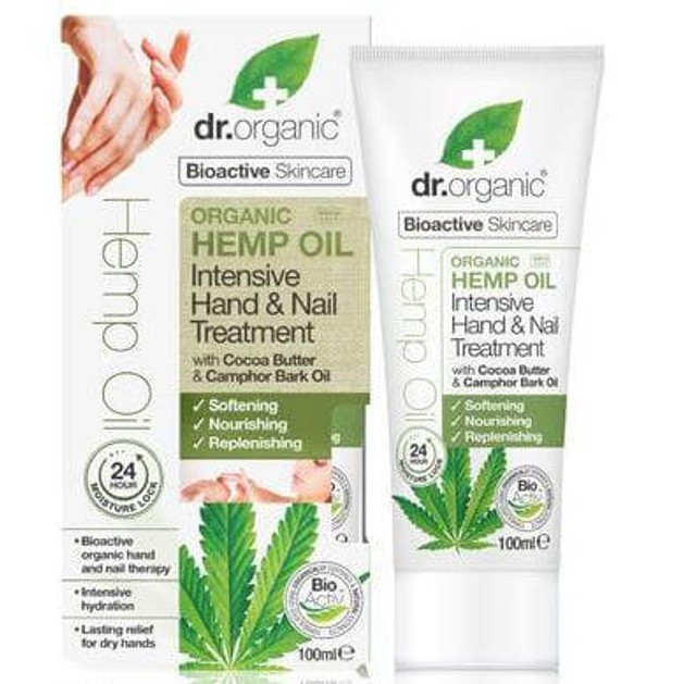 Dr. Organic Hemp Oil Hand & Nail Treatment Εντατική Κρέμα Ενυδάτωσης για τα Χέρια και τα Νύχια 24ωρης Δράσης 100ml Dr. Organic Hemp Oil Hand & Nail Treatment Εντατική Κρέμα Ενυδάτωσης για τα Χέρια και τα Νύχια 24ωρης Δράσης 100ml
