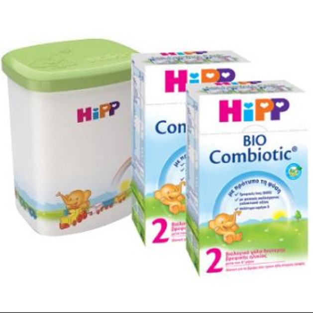 Hipp Promo Bio Combiotic 2, 2x600 gr & ΔΩΡΟ Κουτί Αποθήκευσης Γάλακτος, 1 τεμάχιο Hipp Promo Bio Combiotic 2, 2x600 gr & ΔΩΡΟ Κουτί Αποθήκευσης Γάλακτος, 1 τεμάχιο