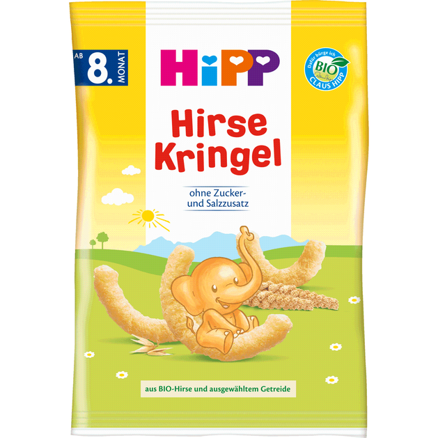 HiPP Hirse Kringer Παιδικά Γαριδάκια Καλαμποκιού από τον 8ο Μήνα 30gr HiPP Hirse Kringer Παιδικά Γαριδάκια Καλαμποκιού από τον 8ο Μήνα 30gr