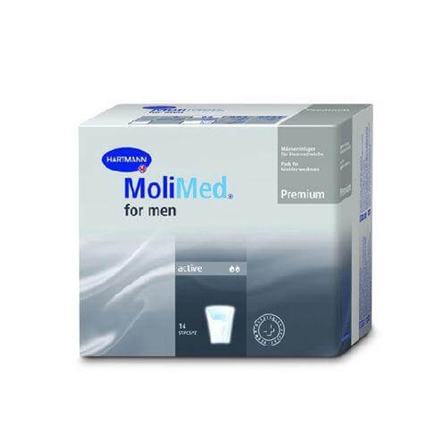 Hartmann MoliMed For Men Active 1x14τμχ Hartmann MoliMed For Men Active 1x14τμχ