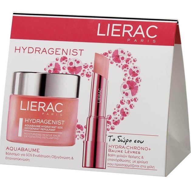 Lierac Πακέτο Προσφοράς Hydragenist Aquabaume Βάλσαμο για SOS Ενυδάτωση 50ml & Δώρο Hydra Chrono+ Balm Χειλιών Ροζ Ιριδίζον 3gr Lierac Πακέτο Προσφοράς Hydragenist Aquabaume Βάλσαμο για SOS Ενυδάτωση 50ml & Δώρο Hydra Chrono+ Balm Χειλιών Ροζ Ιριδίζον 3gr