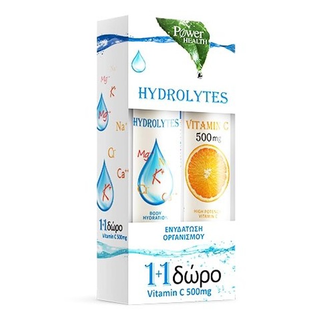 Power of Nature Hydrolytes Stevia 20eff.tabs & Δώρο Vitamin C 500mg 20 Effer.tabs Power of Nature Hydrolytes Stevia 20eff.tabs & Δώρο Vitamin C 500mg 20 Effer.tabs