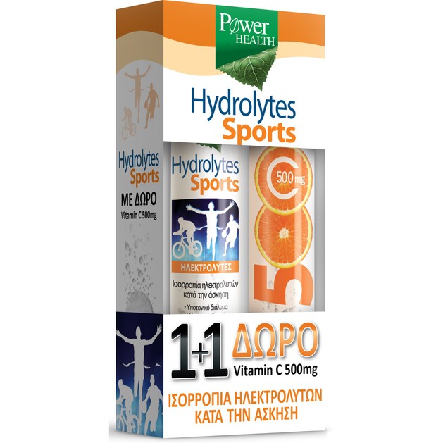 Power Health Hydrolytes Sports 20Effer.tabs & Vitamin C 500mg 20Effer.tabs Power Health Hydrolytes Sports 20Effer.tabs & Vitamin C 500mg 20Effer.tabs