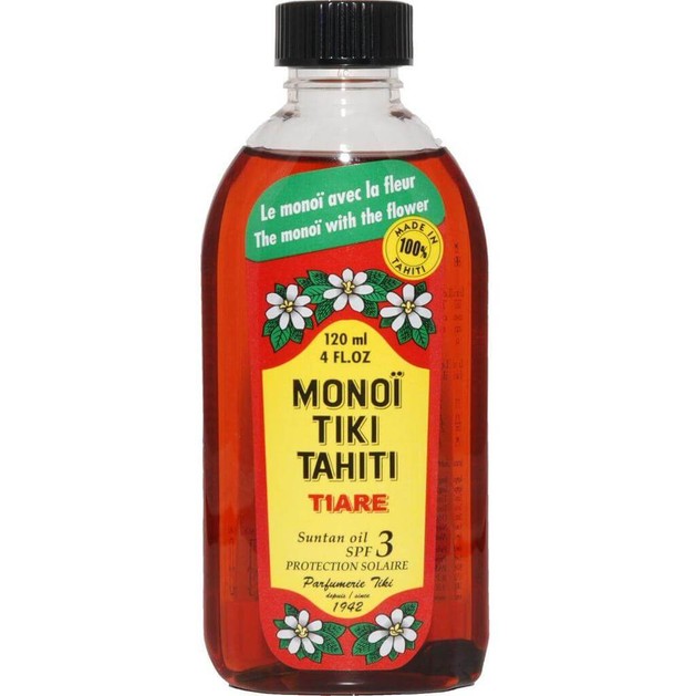 Monoi Tiki Tahiti Tiare Suntan Oil Spf3 Λάδι Μαυρίσματος με Άρωμα Γαρδένιας 120ml Monoi Tiki Tahiti Tiare Suntan Oil Spf3 Λάδι Μαυρίσματος με Άρωμα Γαρδένιας 120ml