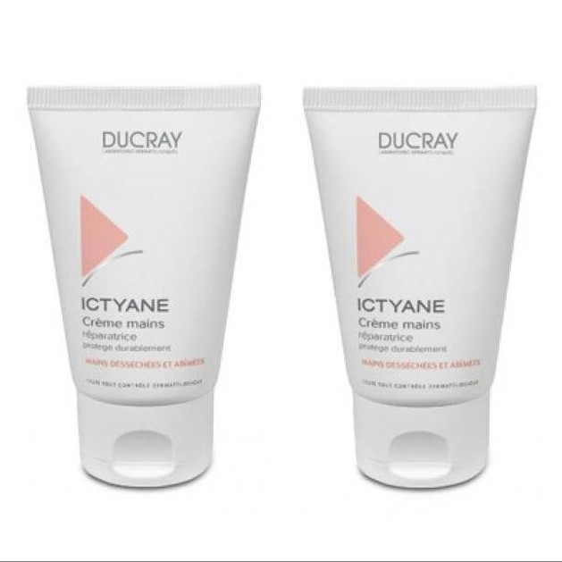 Ducray Ictyane Creme Mains 2 Χ 50ml, Κρέμα Χεριών - 4 ΕΥΡΩ Ducray Ictyane Creme Mains 2 Χ 50ml, Κρέμα Χεριών - 4 ΕΥΡΩ