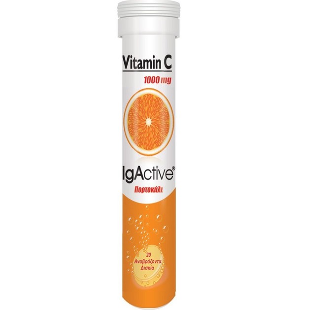 IgActive Vitamin C 1000 mg x 20 Effervescent Tabs IgActive Vitamin C 1000 mg x 20 Effervescent Tabs