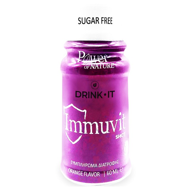 Power Health Drink It Immunvit Shot Συμπλήρωμα Διατροφής για την Ενίσχυση του Ανοσοποιητικού με Γεύση Πορτοκάλι 60ml Power Health Drink It Immunvit Shot Συμπλήρωμα Διατροφής για την Ενίσχυση του Ανοσοποιητικού με Γεύση Πορτοκάλι 60ml