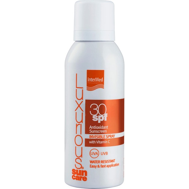 Luxurious Suncare Antioxidant Sunscreen Invisible Spray Spf30, Διάφανο Spray Σώματος Υψηλής Αντηλιακής Προστασίας 100ml Luxurious Suncare Antioxidant Sunscreen Invisible Spray Spf30, Διάφανο Spray Σώματος Υψηλής Αντηλιακής Προστασίας 100ml