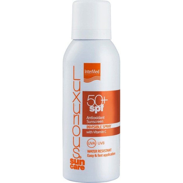 Luxurious Suncare Antioxidant Sunscreen Invisible Spray Spf50+, Διάφανο Spray Σώματος Πολύ Υψηλής Αντηλιακής Προστασίας 100ml Luxurious Suncare Antioxidant Sunscreen Invisible Spray Spf50+, Διάφανο Spray Σώματος Πολύ Υψηλής Αντηλιακής Προστασίας 100ml