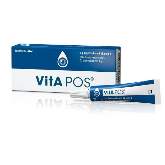Ursapharm Vita-pos Eye Ointment Οφθαλμική Αλοιφή με Βιταμίνη Α 5gr Ursapharm Vita-pos Eye Ointment Οφθαλμική Αλοιφή με Βιταμίνη Α 5gr