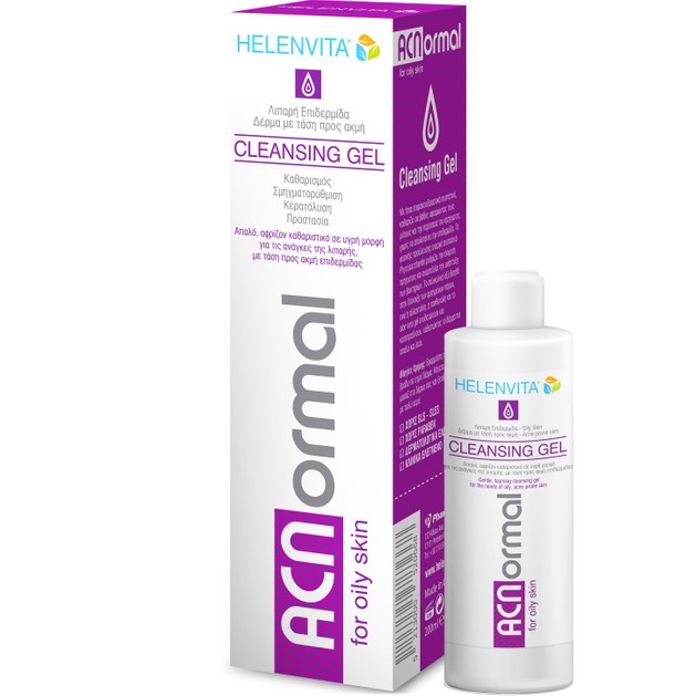 Helenvita Πακέτο Προσφοράς ACNormal Cleansing Gel Απαλό,Αφρίζον Καθαριστικό για την Λιπαρή Επιδερμίδα 200ml &Δώρο Επιπλέον 100ml Helenvita Πακέτο Προσφοράς ACNormal Cleansing Gel Απαλό,Αφρίζον Καθαριστικό για την Λιπαρή Επιδερμίδα 200ml &Δώρο Επιπλέον 100ml