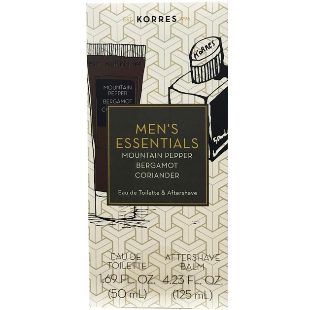 Korres Πακέτο Προσφοράς Men\'s Essentials Mountain Pepper 50ml & Δώρο Aftershave 125ml Korres Πακέτο Προσφοράς Men\'s Essentials Mountain Pepper 50ml & Δώρο Aftershave 125ml