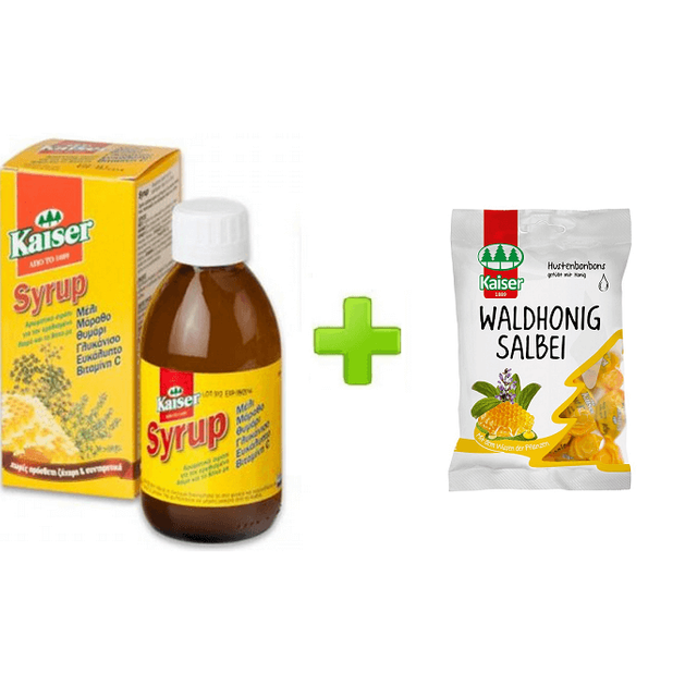 Kaiser Syrup Αρωματικό Σιρόπι Για Τον Ερεθισμένο Λαιμό Με Εκχυλίσματα Βοτάνων 200ml +Δώρο Kaiser Καραμέλες Kaiser Syrup Αρωματικό Σιρόπι Για Τον Ερεθισμένο Λαιμό Με Εκχυλίσματα Βοτάνων 200ml +Δώρο Kaiser Καραμέλες