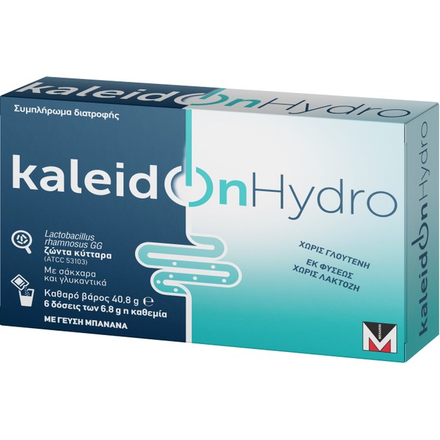 Menarini Kaleidon Hydro Προβιοτικό Συμπλήρωμα Διατροφής το Οποίο Συμβάλλει στην Ισορροπία της Χλωρίδας του Εντέρου 6sachets x 6,8g Menarini Kaleidon Hydro Προβιοτικό Συμπλήρωμα Διατροφής το Οποίο Συμβάλλει στην Ισορροπία της Χλωρίδας του Εντέρου 6sachets x 6,8g