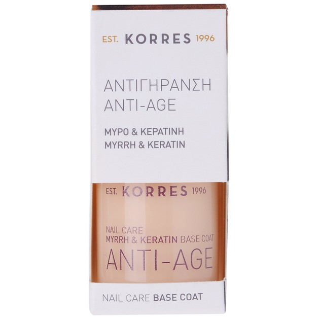 Korres Anti Age Nail Care Base Coat 10ml Korres Anti Age Nail Care Base Coat 10ml